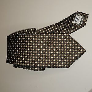 Saddlebred Brown and beige checkered tie